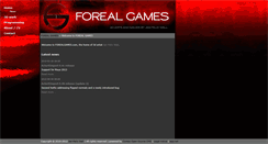 Desktop Screenshot of forealgames.com